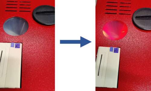 Füllstandsanzeige - Lampe leuchtet rot, wenn der Tank voll ist