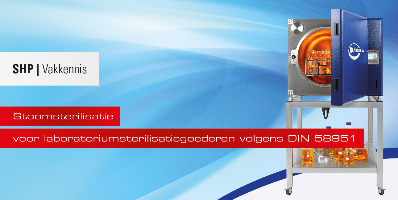 Stoomsterilisatoren voor laboratoriumsterilisatiegoederen volgens DIN 58951