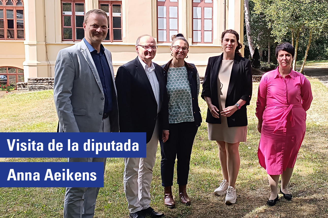 La diputada Anna Aeikens (CDU), recién elegida para el Bundestag, visitó nuestra empresa el 26 de agosto.