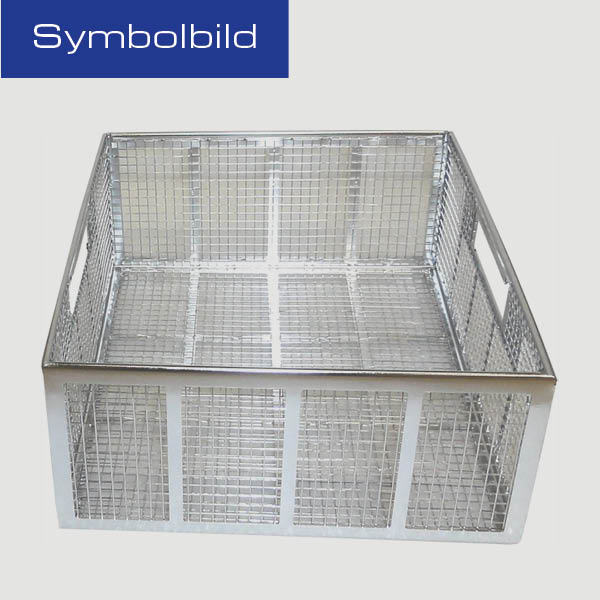 Gitterkörbe in verschiedenen Höhen